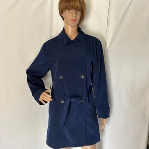 COATTALES Coat/Jacket/Blazer Navy Blue Size Small